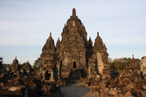 temple de Prambanan en Indonésie