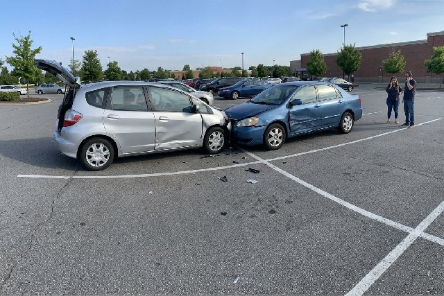 accident sur parking