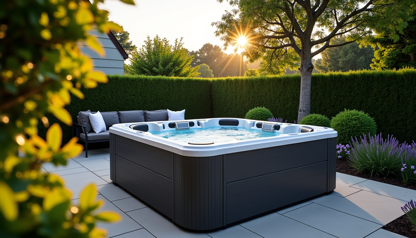 Le Secret d'un Jardin Accueillant : Installez un grand spa pour toute la famille